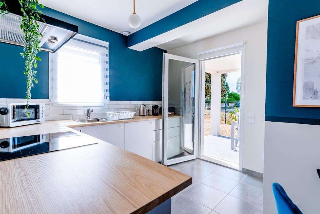 ☆ Blue Provencal Appartement ☆ Morieres-les-Avignon Ngoại thất bức ảnh